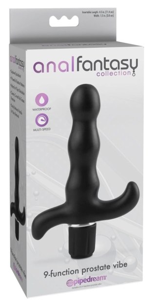 Pipedream Anal Fantasy Prostata Black 9 Trybow Wibracji 16,5 cm