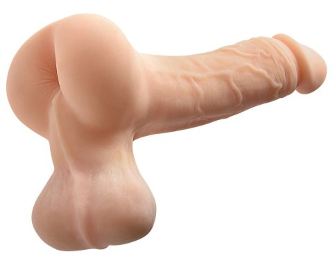 Pipedream Extreme Toy PET XL cielisty 26 cm - model anatomiczny z otworem