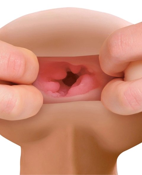 Pipedream Extreme Toy PET XL cielisty 26 cm - model anatomiczny z otworem