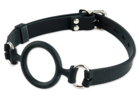 Pipedream Fetish Fantasy Extreme silikonowy knebel z pierścieniem czarny