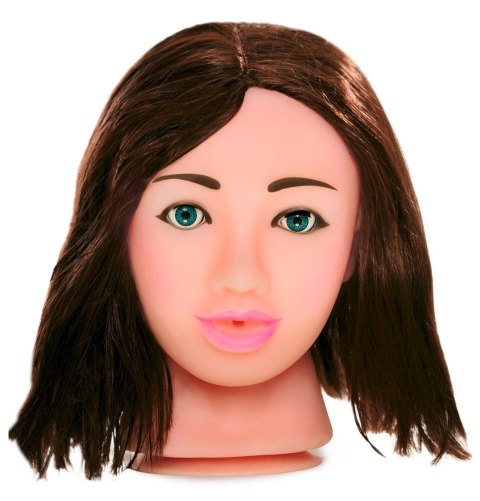 Pipedream Fetish Fantasy Head Model z Otworem Ust i Długimi Włosami