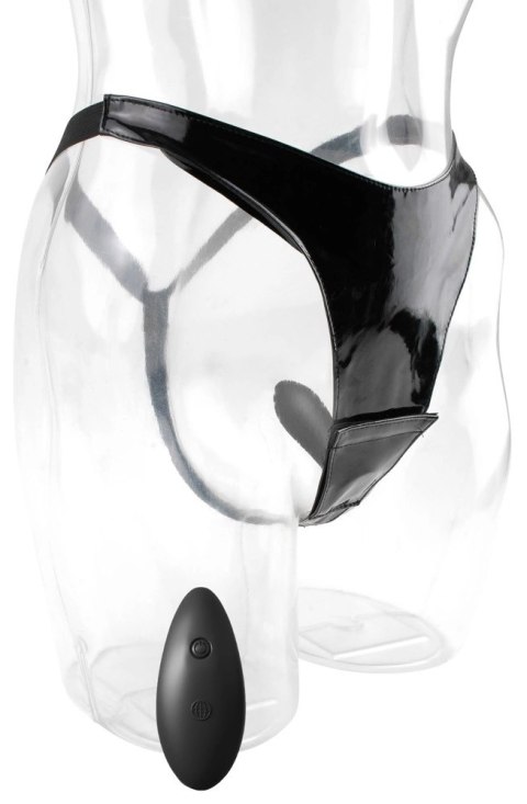 Pipedream Fetish Fantasy Series - Stringi z pilotem, 10 trybow, czarne