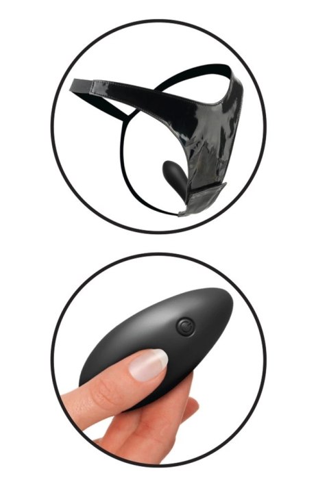 Pipedream Fetish Fantasy Series - Stringi z pilotem, 10 trybow, czarne