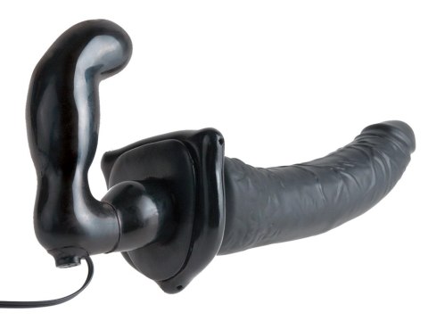 Pipedream Fetish Fantasy Strap-On z funkcją wibracji, czarny, 19 cm