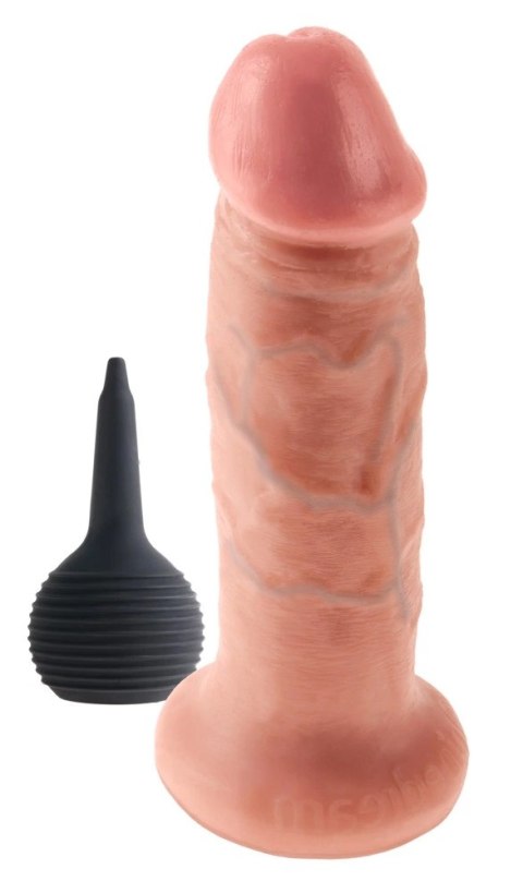 Pipedream King Cock 15 cm System Wytrysku Jasny Kolor Skory