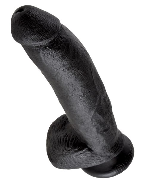 Pipedream King Cock 23 cm czarny - anatomiczny model z przyssawką