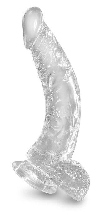 Pipedream King Cock Clear 19 cm - przezroczysty model z przyssawką