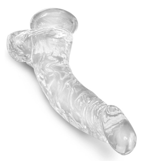 Pipedream King Cock Clear 19 cm - przezroczysty model z przyssawką