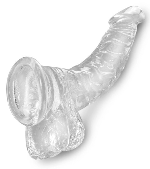 Pipedream King Cock Clear 19 cm - przezroczysty model z przyssawką