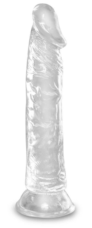Pipedream King Cock Clear 20 cm - Przezroczysty model z przyssawką