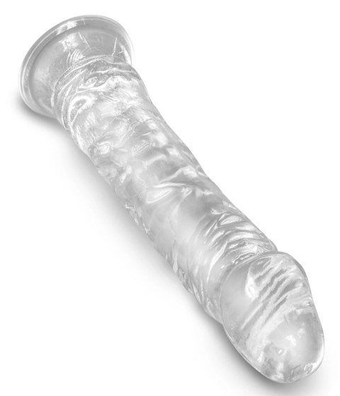 Pipedream King Cock Clear 20 cm - Przezroczysty model z przyssawką