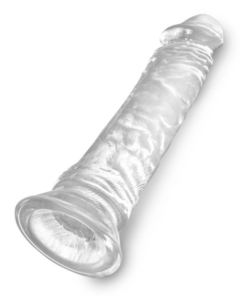 Pipedream King Cock Clear 20 cm - Przezroczysty model z przyssawką