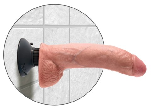 Pipedream King Cock Model 23 cm jasny - elastyczny, wodoodporny, przyssawka