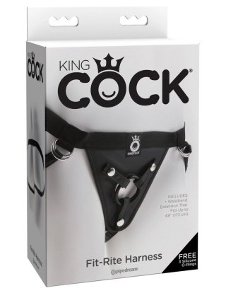 Pipedream King Cock Pasek do Akcesoriow Intymnych Czarny 173 cm