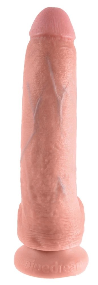 Pipedream King Cock model 23 cm jasny - anatomiczny kształt, przyssawka