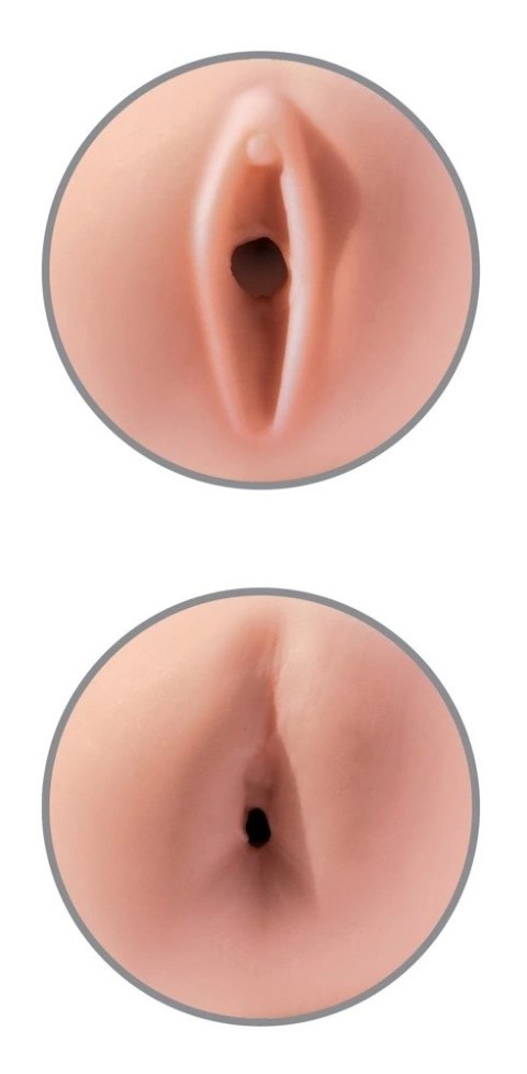 Pipedream PET Czarna maszyna intymna 2-w-1 dwukanałowa TPR 15,2 cm