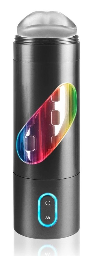 Pipedream PET Czarna maszyna intymna 9 trybow wibracji USB 24,1 cm