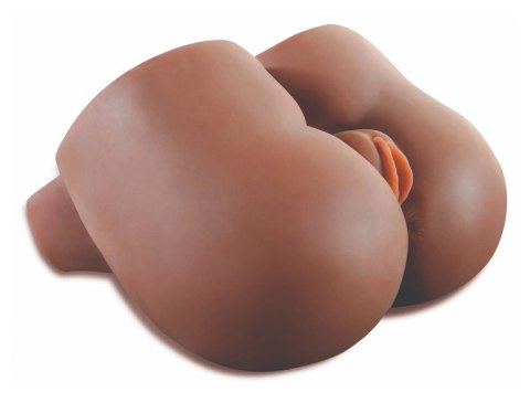 Pipedream PET Model Intymny z Dwoma Otworami Brązowy XL