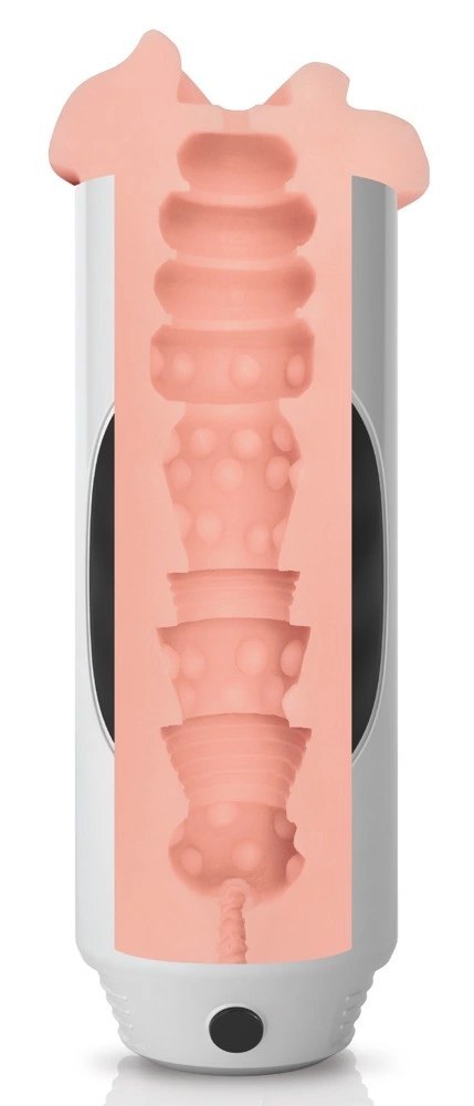 Pipedream PET Podwojna maszyna intymna wibrująca, biała, 23,7 cm