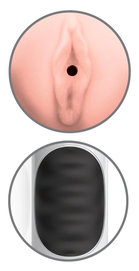 Pipedream PET Podwojna maszyna intymna wibrująca, biała, 23,7 cm