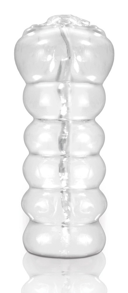 Pipedream PET Transparent - Intymny rękaw z anatomicznym otworem, 14,8 cm