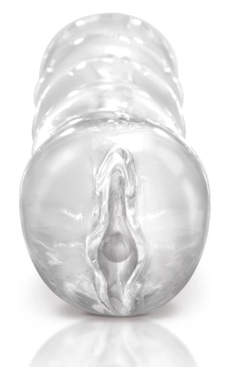 Pipedream PET Transparent - Intymny rękaw z anatomicznym otworem, 14,8 cm