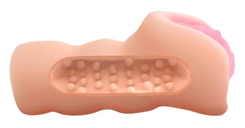 Pipedream PET model ręczny cielisty - kompaktowa maszyna intymna TPE