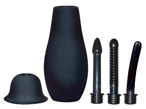 Bad Kitty Zestaw Higieniczny Prysznic Intymny 3 Końcowki Czarny 100ml