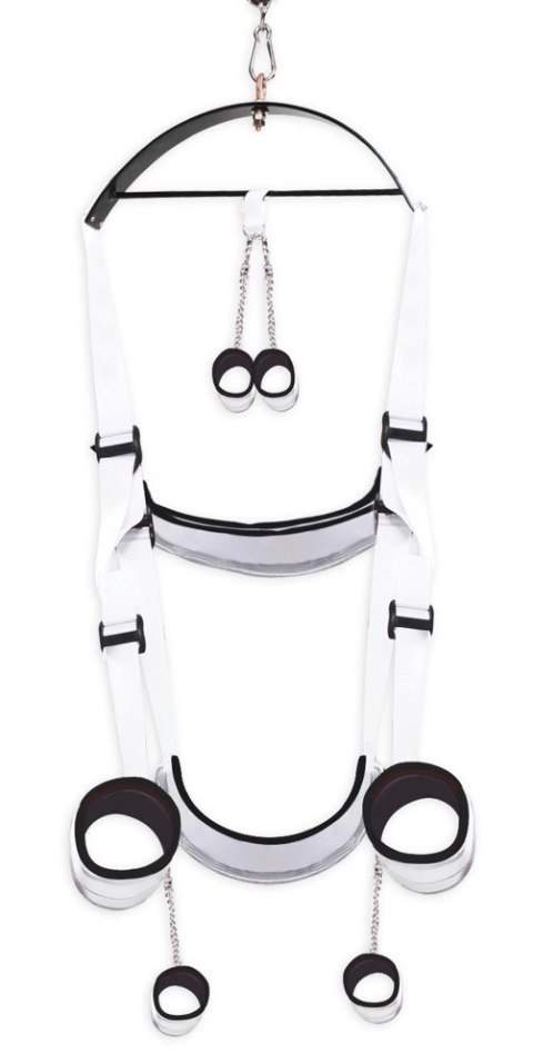 Fetish Fantasy Series Huśtawka Intymna z Mankietami Biała, regulowana