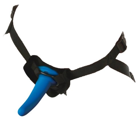 Fetish Fantasy Series Uprząż z niebieską nakładką 12,6 cm regulowana