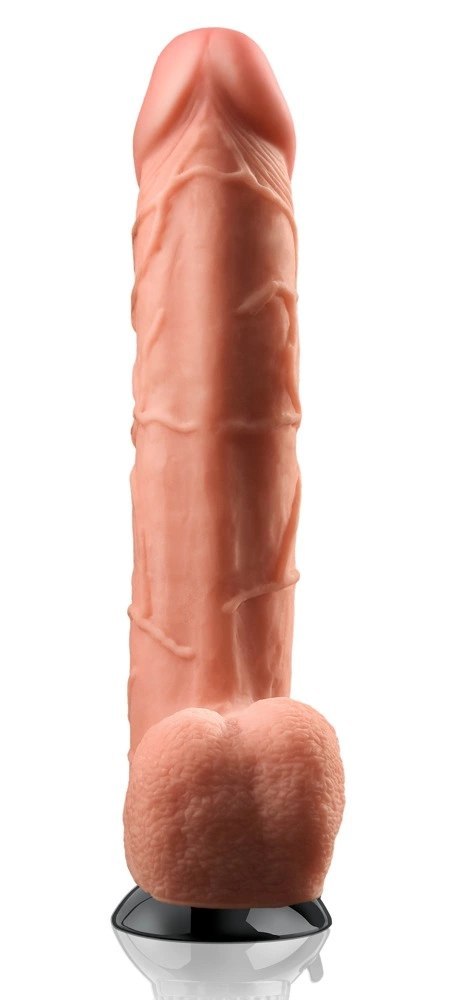 Pipedream Real Feel Deluxe 30cm - Model z Żyłkowaniem i Przyssawką