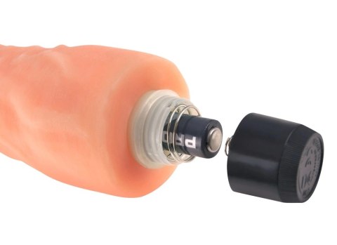 Pipedream Real Feel model z jądrami 19 cm, wodoodporny TPR, wibracje