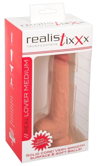 Realistixxx Model XL - Anatomiczny silikonowy model intymny, 21,7 cm, cielisty