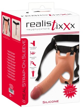 Realistixxx Uprząż Strap-On 19,5 cm z anatomiczną tuleją, regulacja