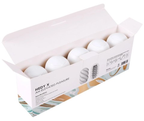 Svakom Hedy X-Control Zestaw 5 rękawow intymnych spiralnych 9 cm