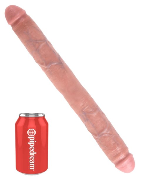 King Cock model podwojny, cielisty, 42 cm, realistyczna tekstura