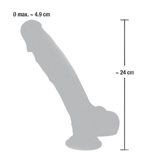 Medical Silicone Model 24cm - anatomiczny symulator z przyssawką