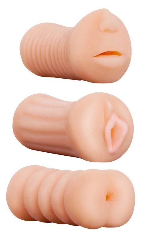 NMC Zestaw 3 urządzeń intymnych Classic Mix TPR 11 cm elastyczne