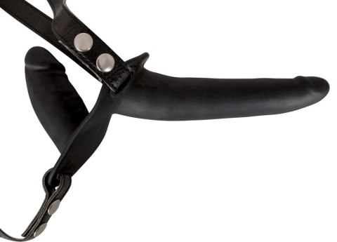 You2Toys Double Strap-On System silikonowy czarny regulowany