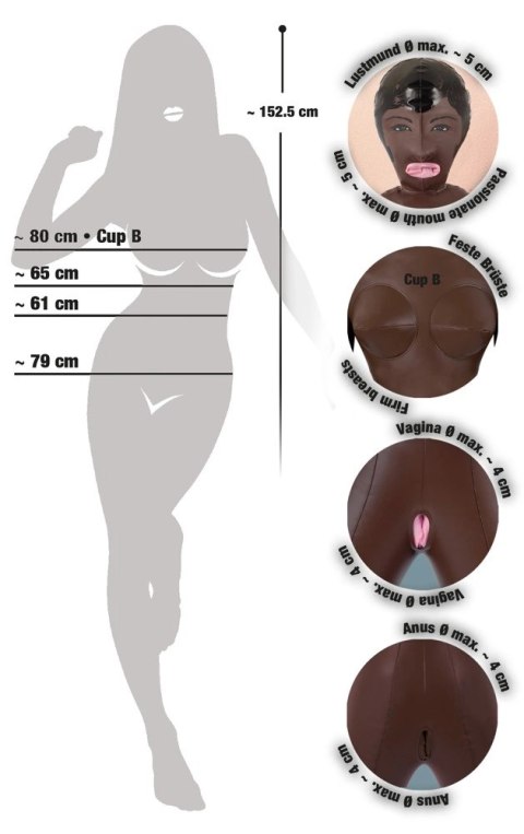 You2Toys Elements Series Earth - dmuchana sylwetka 152,5 cm PVC