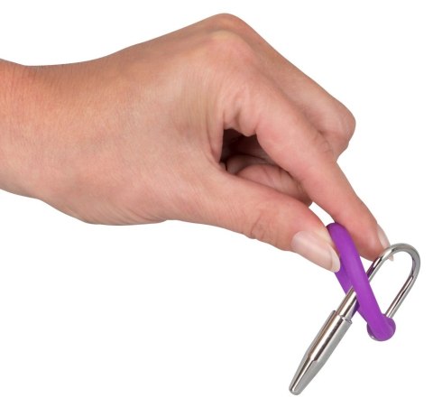 You2Toys Fioletowy Pierścień z Systemem Dylatacyjnym Silikon/Metal