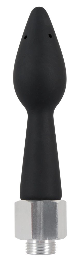 You2Toys Intymny aplikator z funkcją natrysku, silikonowy, czarny 16 cm