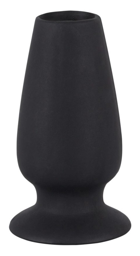 You2Toys Korek intymny tunelowy M silikonowy czarny 10 cm