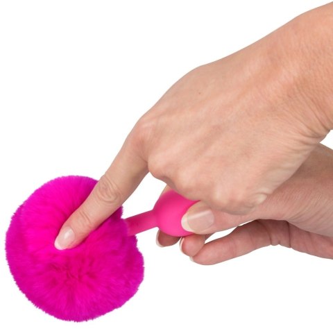 You2Toys Korek z ogonkiem kroliczka, silikonowy, rożowy, 13 cm