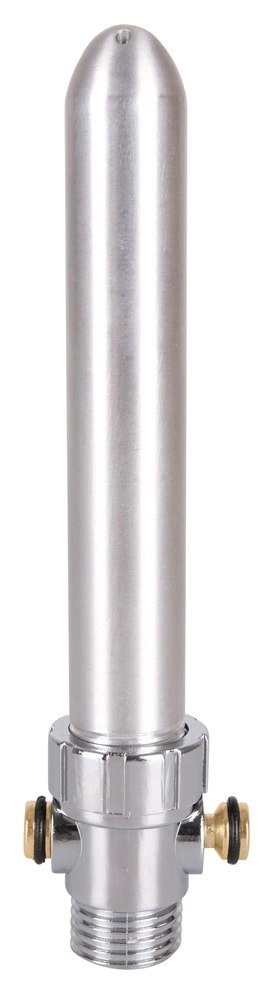 You2Toys Metalowa gruszka do higieny intymnej z zaworem 15,5 cm srebrna