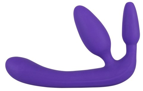 You2Toys Strapless Strap-On Fioletowy - System Intymny z 3 Wtyczkami, 20 cm