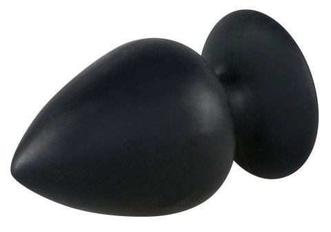 Black Velvets Korek anatomiczny XXL z przyssawką, silikon czarny 14cm