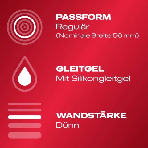 Durex Classic Lateksowe Prezerwatywy 20 szt. Wyprofilowane 56 mm