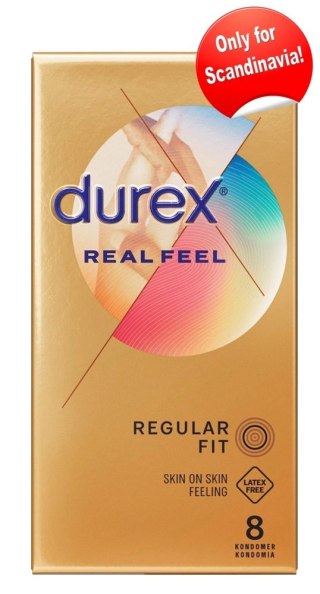 Durex Real Feel 8 szt. - prezerwatywy bez lateksu, poliizopren