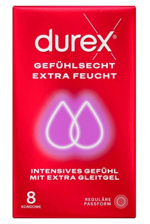 Durex Sensitive Extra Feucht 8 szt. - prezerwatywy silnie nawilżone